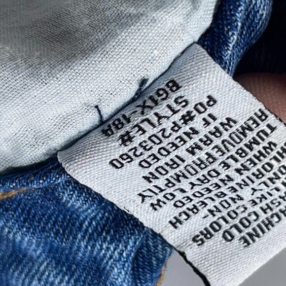 Almost Famous Jeans Women 5 High Rise Super Wide Baggy Leg Distressed Blue - Picture 10 of 12